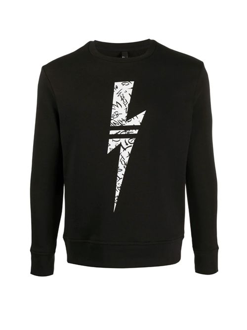 Sweatshirt with lightning NEIL BARRETT | PBJS598SN510S524